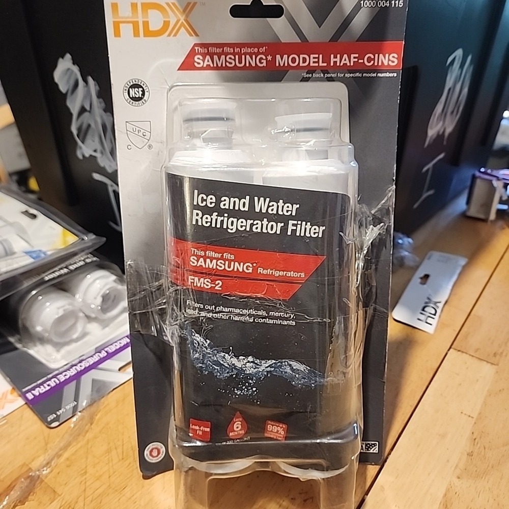 HDX FMS-2 SAMSUNG HAF-CINS ICE & WATER REPLACEMENT REFRIGERATOR FILTER | 2 PACK